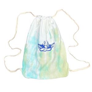 Boys Lie Tie Dye Drawstring Backpack / Purse - 15” x 12”